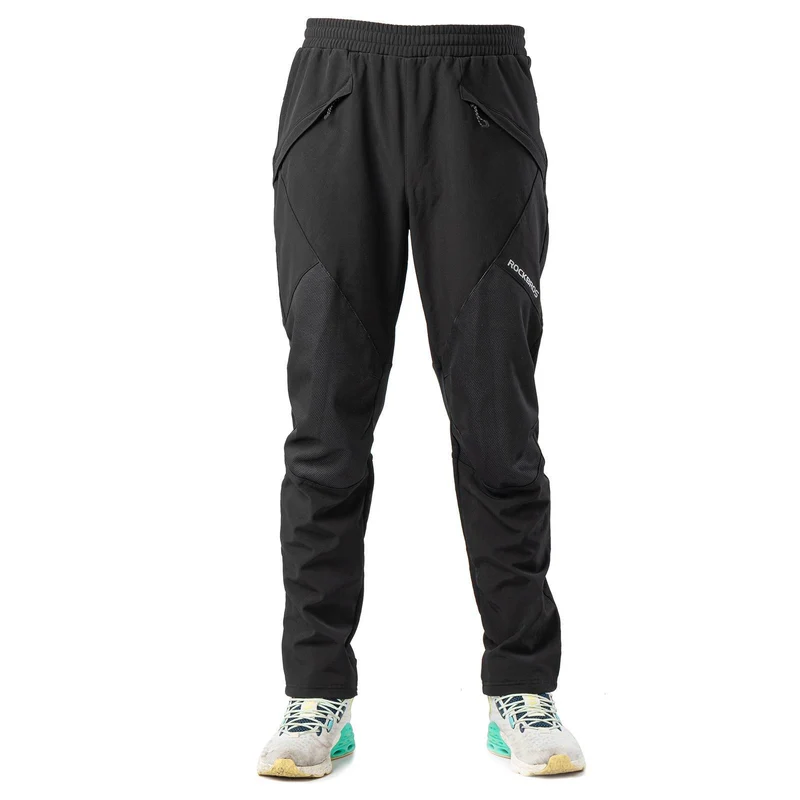 ROCKBROS Wanter Radlerhose Herren Lange Fahrradhose Warm Fleece