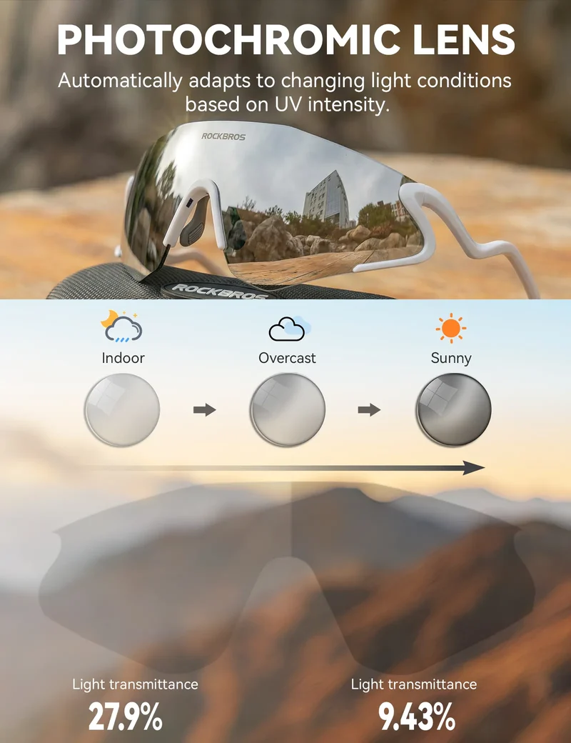 SP382 Photochromic Cycling Sunglasses