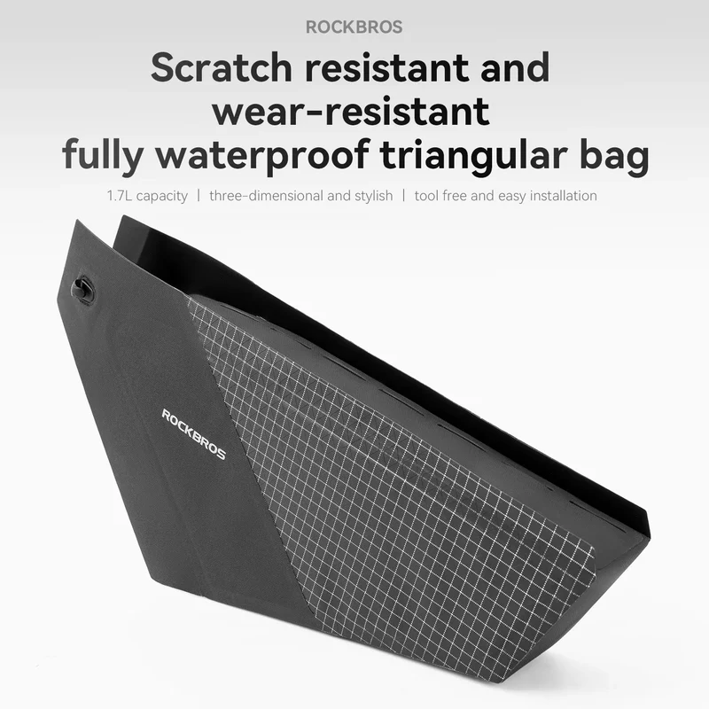 Fully Waterproof Bike Frame Bag - 1.7L