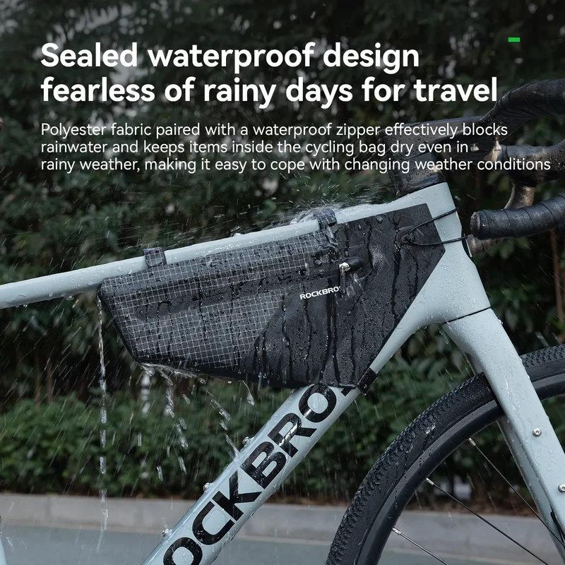 Fully Waterproof Bike Frame Bag - 1.7L