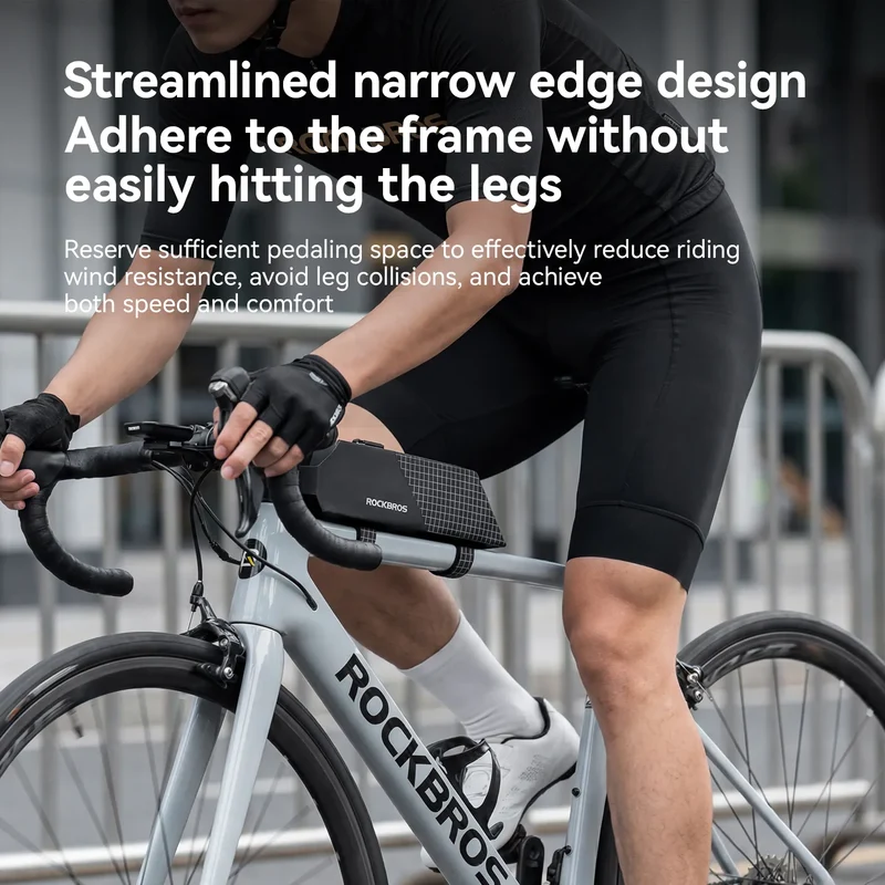 Fully Waterproof Aerodynamic Bike Top Tube Bag - 0.6L