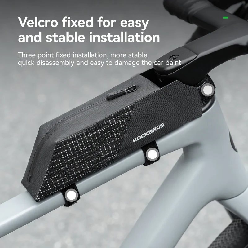 Fully Waterproof Aerodynamic Bike Top Tube Bag - 0.6L