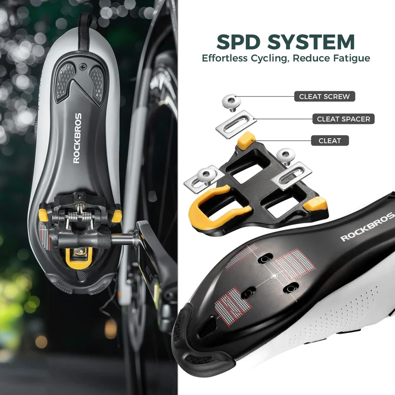Carbon Fiber Road Bike Clipless Pedals(SPD)