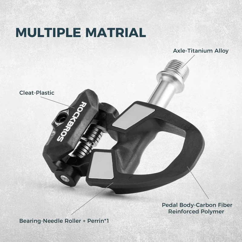Carbon Fiber Road Bike Clipless Pedals(SPD)