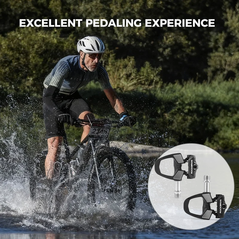 Carbon Fiber Road Bike Clipless Pedals(SPD)