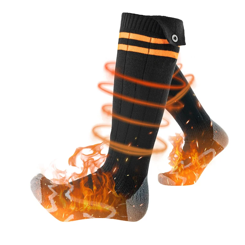 ROCKBROS Sportsocken Fahrradsocken 겨울 Heizsocken Wiederaufladbar 5000mAh