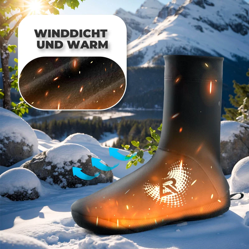 ROCKBROS 겨울 따뜻한 Überschuhe Wasserabweisend Schuhüberzieher