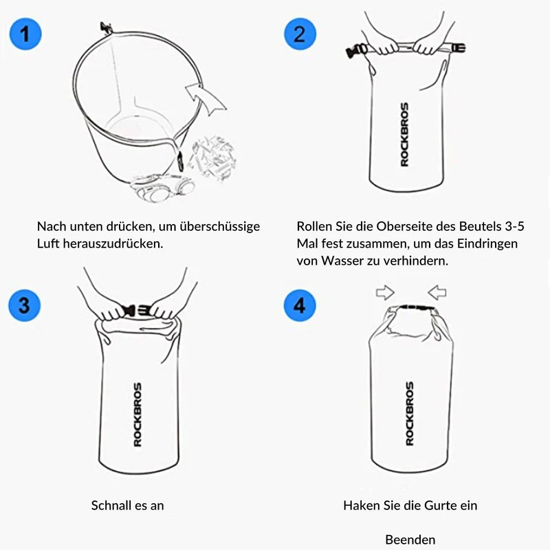 ROCKBROS 드라이백 Wasserdicht Packsack