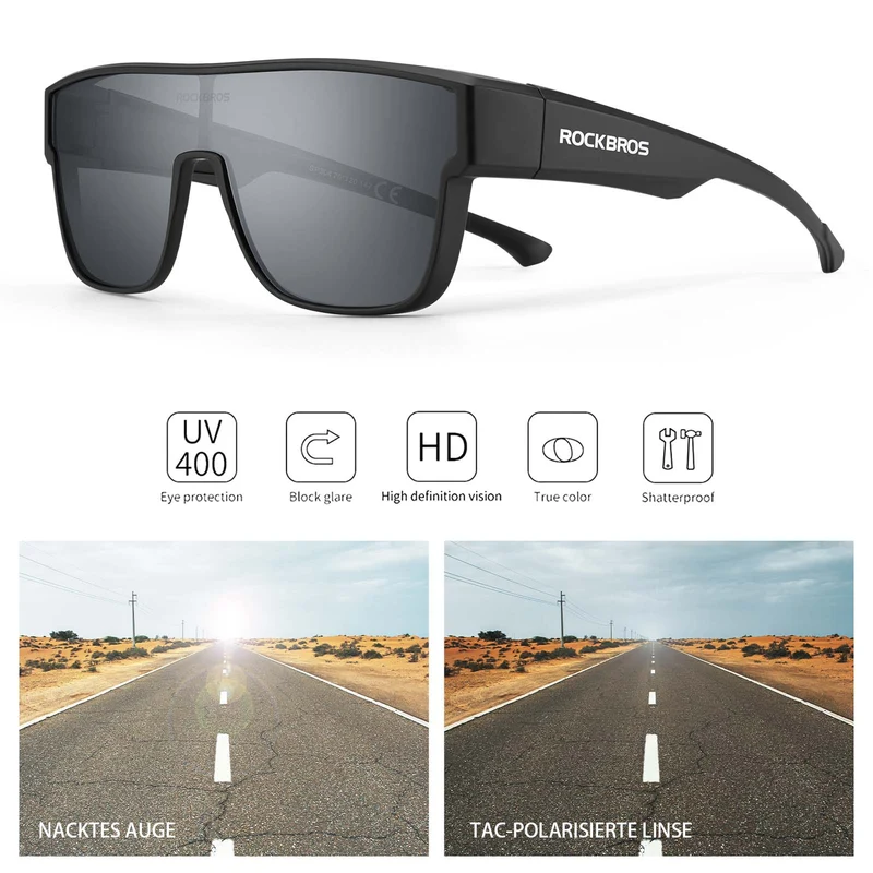 ROCKBROS Polarisierte Fahrradbrille Kurzsichtbrille Überbrille 남여 공용 Sportbrille