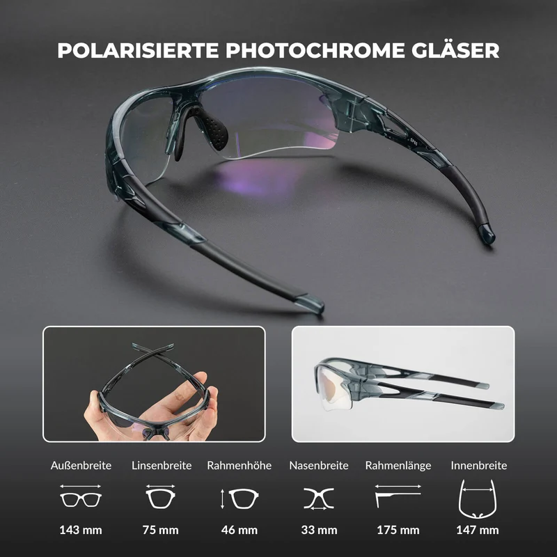 ROCKBROS Fahrradbrille Damen und Herren을 위한 광채색