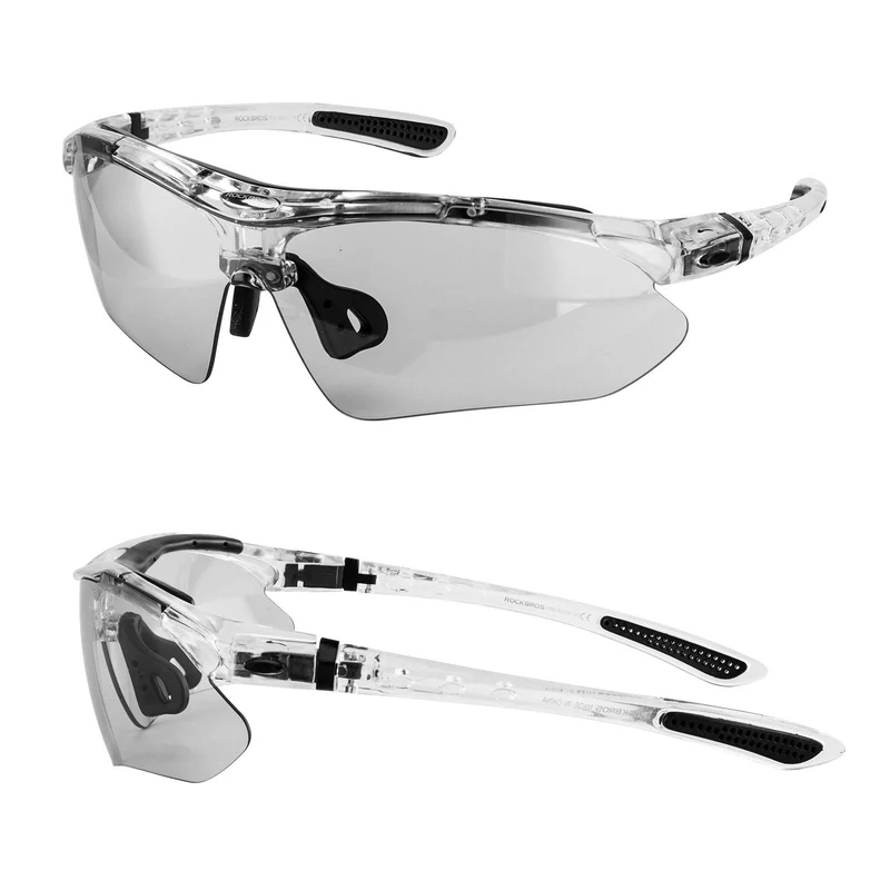ROCKBROS Fahrradbrille Selbsttönend Brille Sonnenbrille UV 400 Schutz