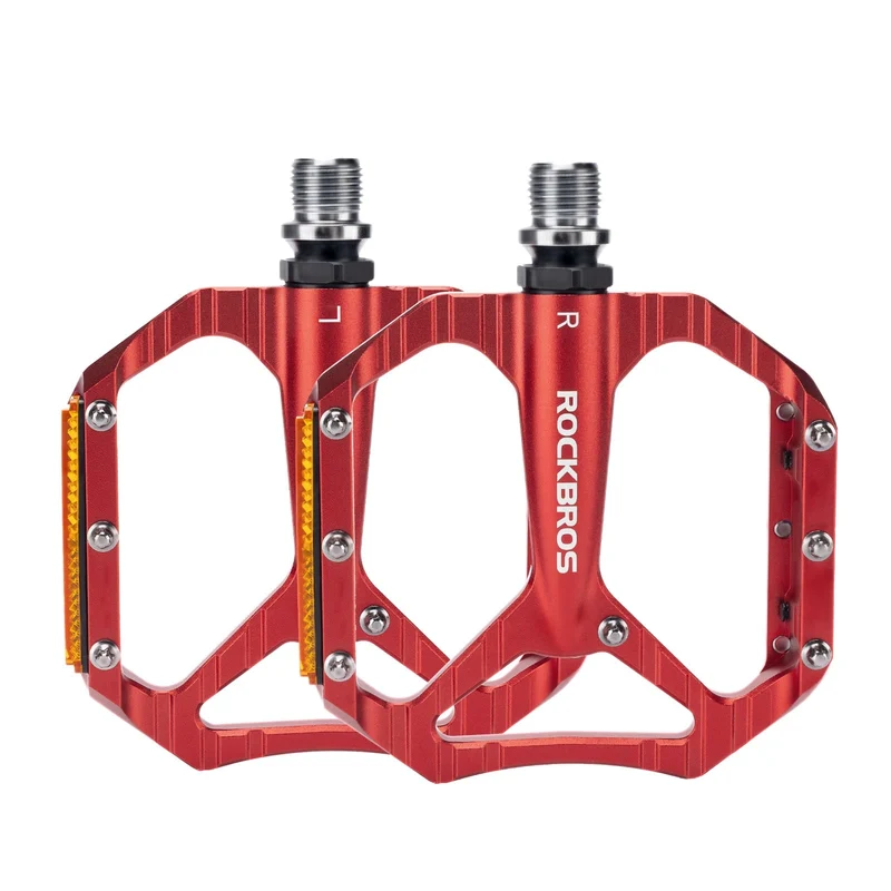 Aluminum Alloy Lightweight Reflective Bike Pedals