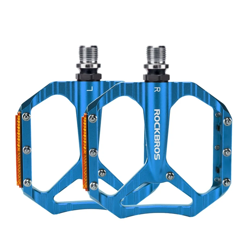 Aluminum Alloy Lightweight Reflective Bike Pedals