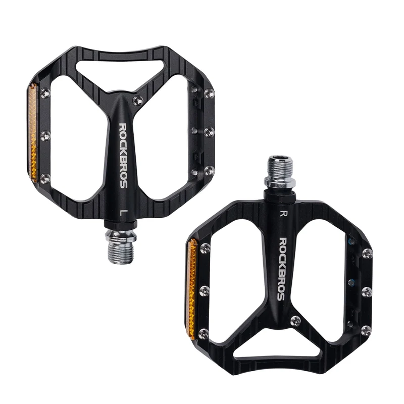 Aluminum Alloy Lightweight Reflective Bike Pedals
