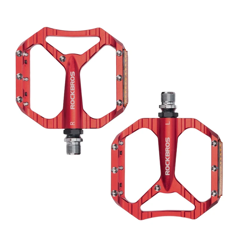 Aluminum Alloy Lightweight Reflective Bike Pedals