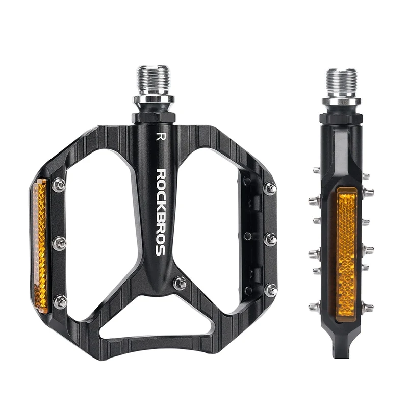 Aluminum Alloy Lightweight Reflective Bike Pedals