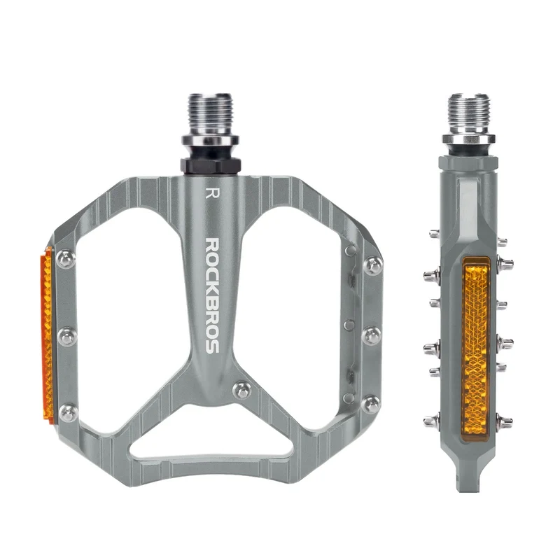 Aluminum Alloy Lightweight Reflective Bike Pedals