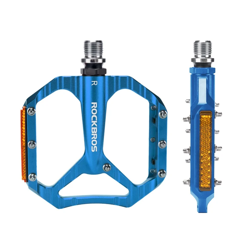 Aluminum Alloy Lightweight Reflective Bike Pedals
