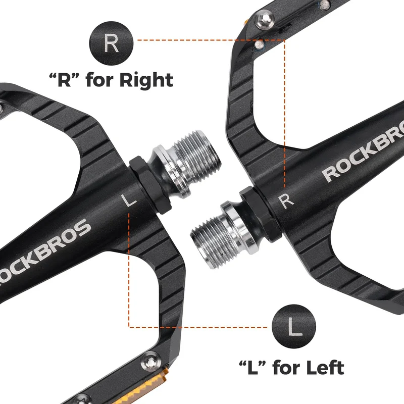 Aluminum Alloy Lightweight Reflective Bike Pedals