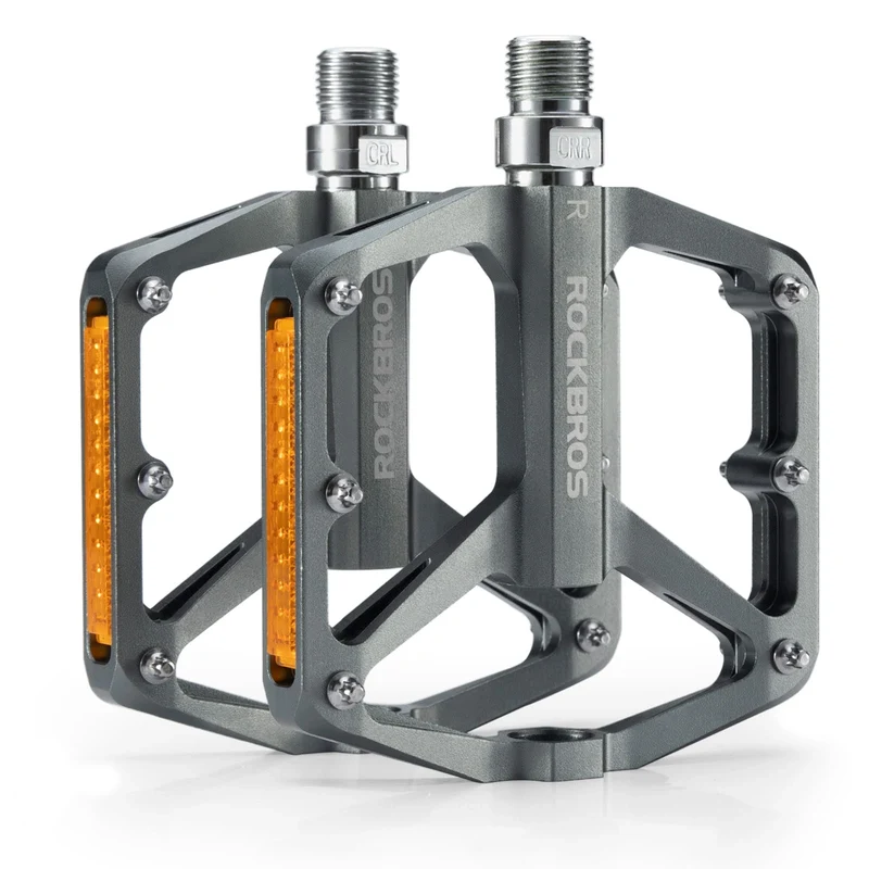 Aluminum Alloy Reflective Bike Pedals