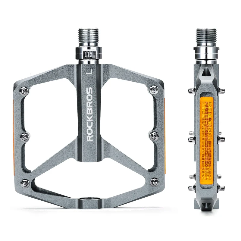 Aluminum Alloy Reflective Bike Pedals