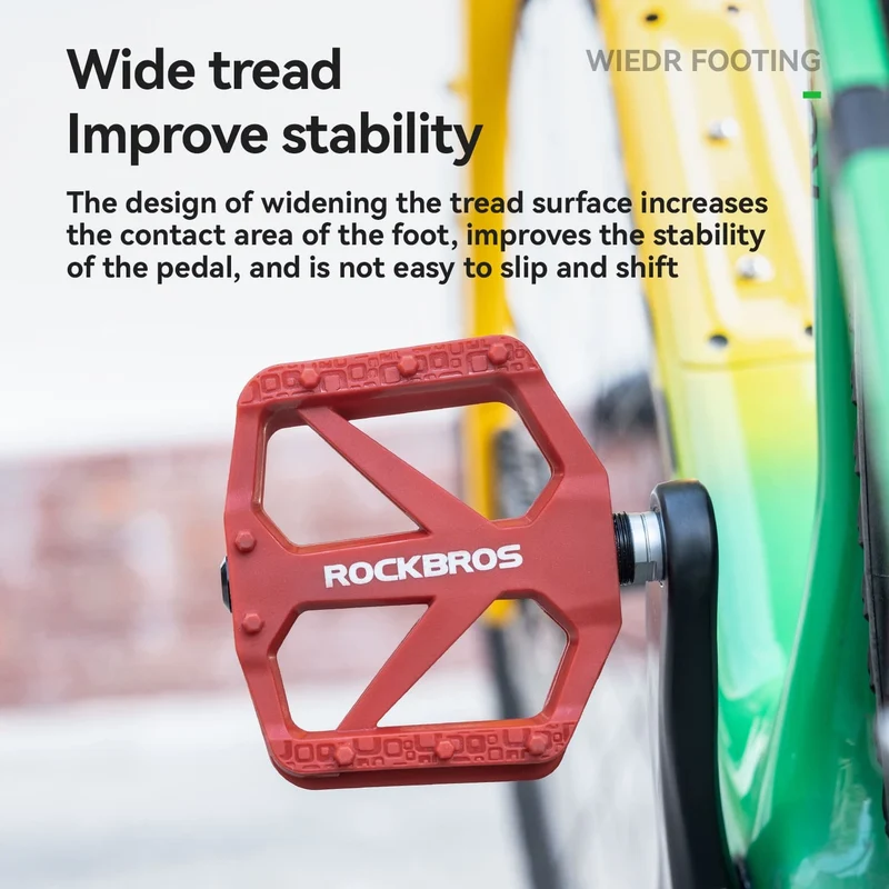BP2602 Wide Platform Nylon Bike Pedals