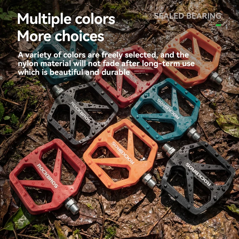 BP2602 Wide Platform Nylon Bike Pedals