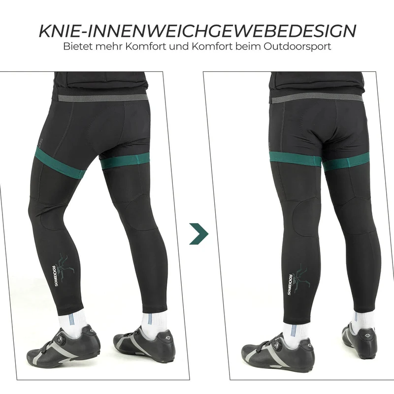 Fahrrad Beinlinge Winter Thermo S-3XL (1 Paar)