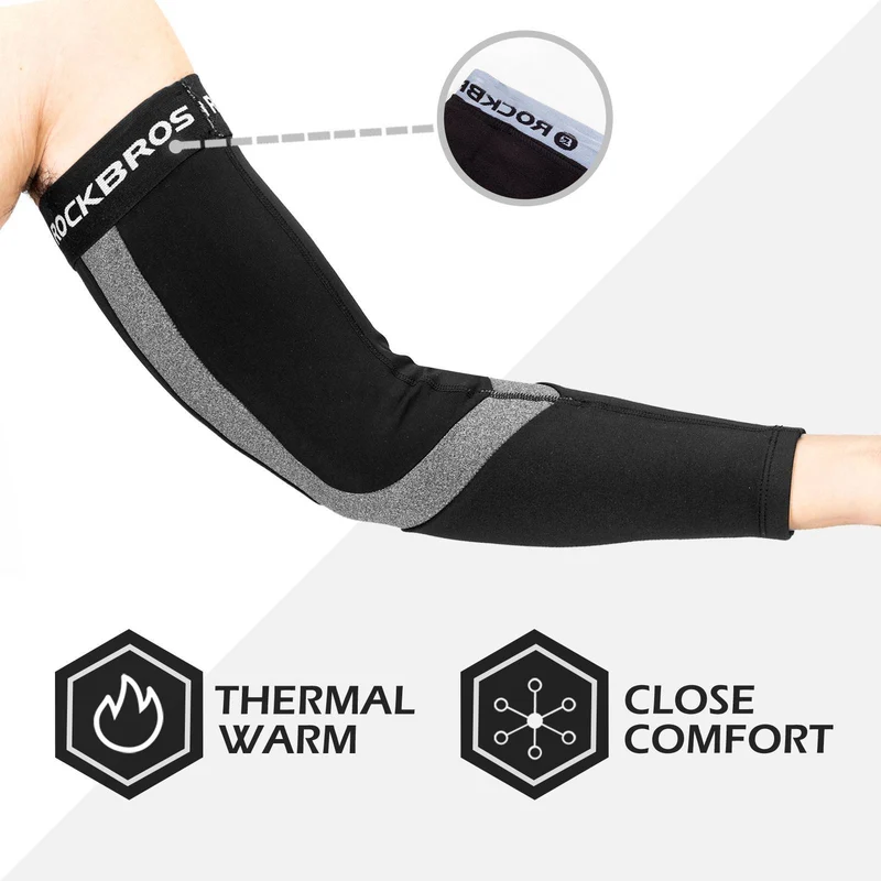 ROCKBROS Armlinge Wanter Armwärmer fir Radsport Wandern Laufen Outdoor