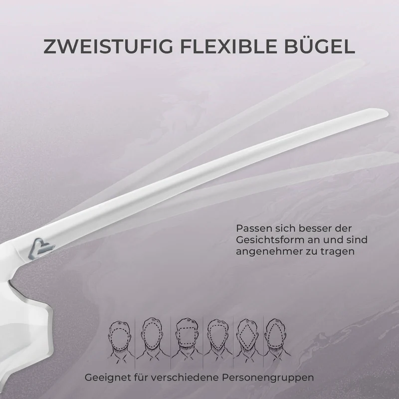 Fahrradbrille Selbsttönend UV400-Schutz Ohne Rahmen -SWIFT