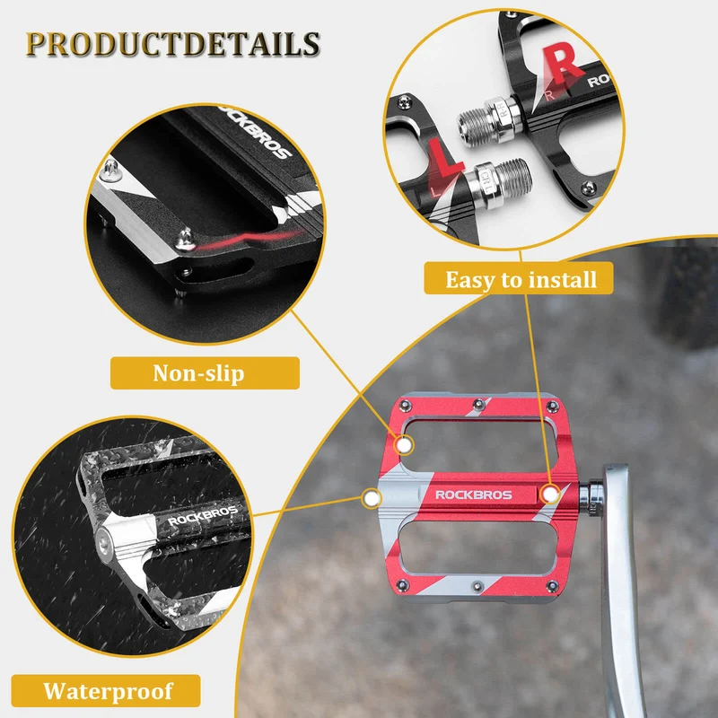 Aluminum Alloy Bearing Pedals - K306