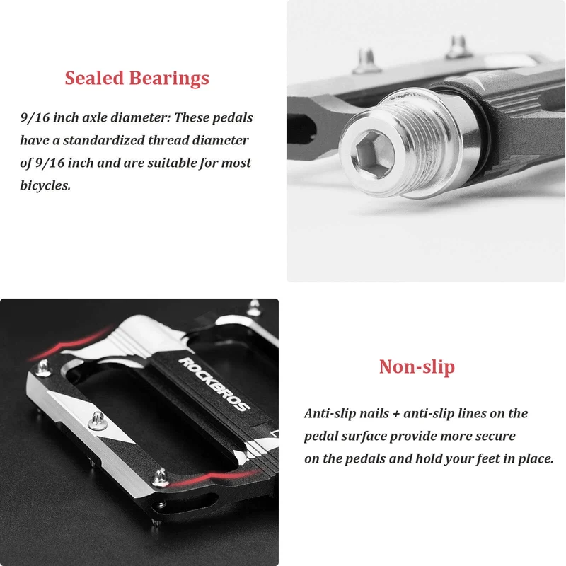 Aluminum Alloy Bearing Pedals - K306