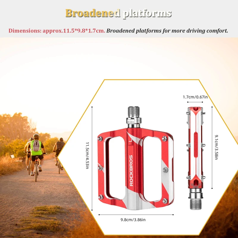Aluminum Alloy Bearing Pedals - K306