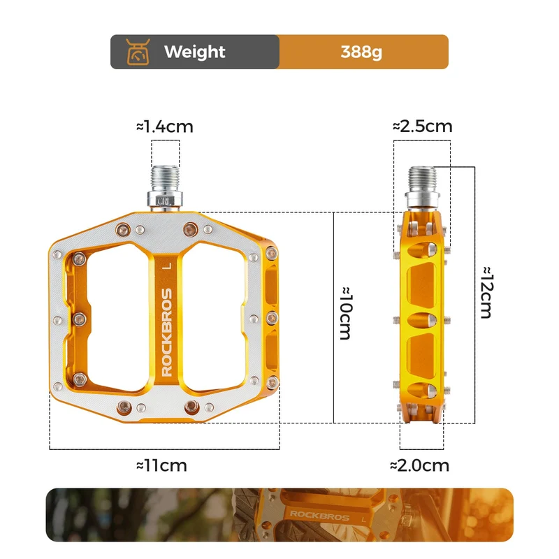Aluminum Alloy Downhill Bike Pedals