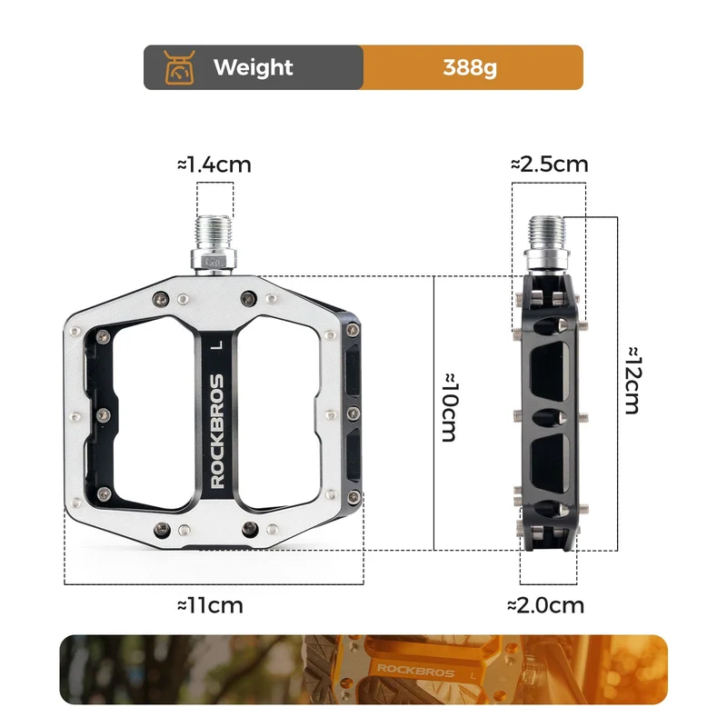 Aluminum Alloy Downhill Bike Pedals