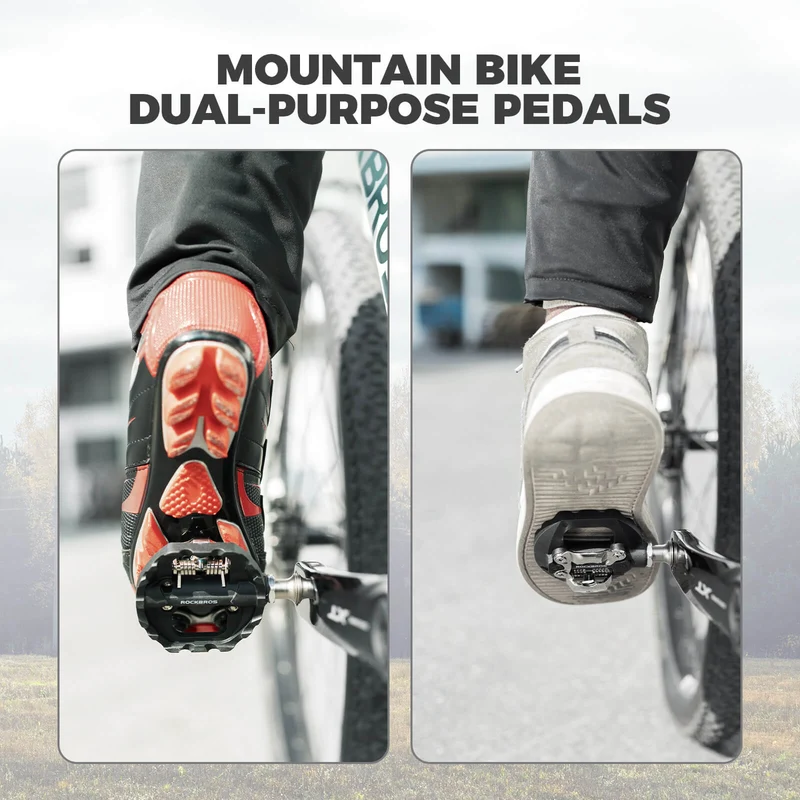 Dual Platform MTB Pedals - Clipless & Flat