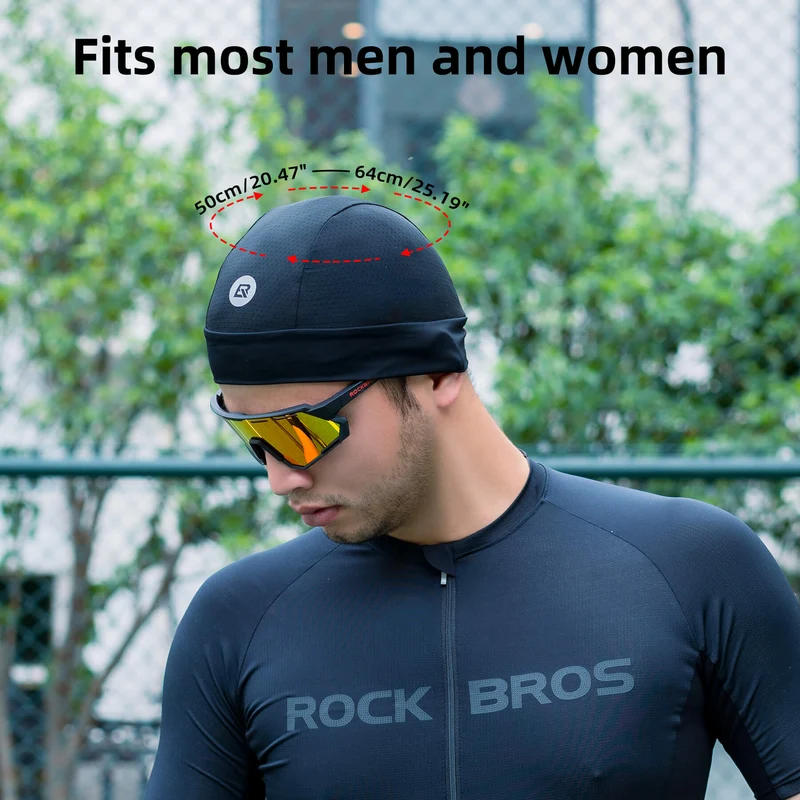 ROCKBROS Cooling Helmet Liner Beanie Mesh Cycling Running Hat