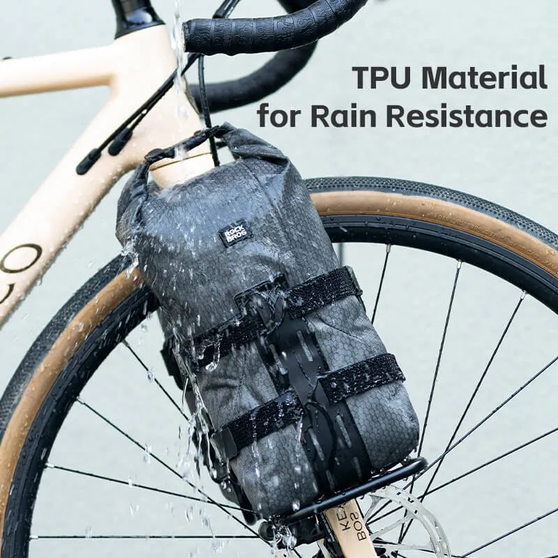 ROCKBROS Water-Resistant Front Fork Rack Bag for Bikepacking