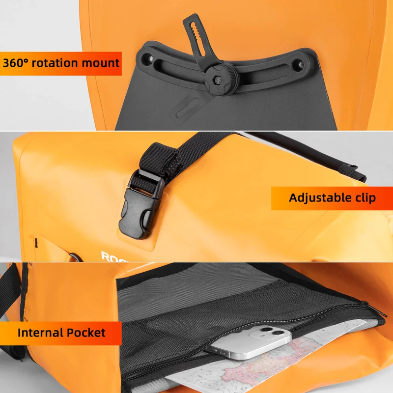 Fully Waterproof Bike Pannier Large Capacity