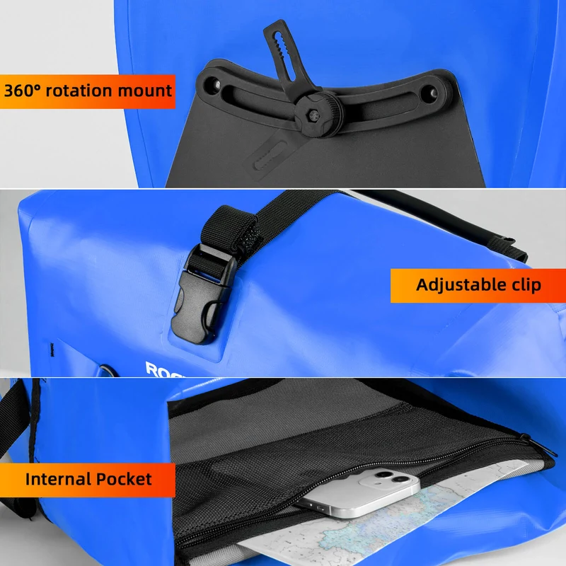 Fully Waterproof Bike Pannier Large Capacity