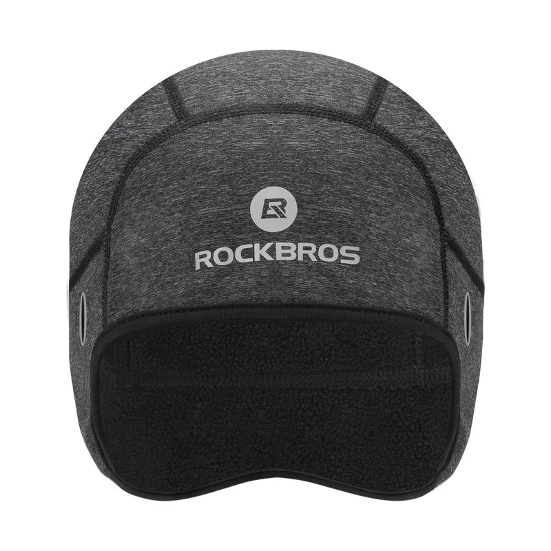 ROCKBROS 겨울 Fahrrad Mütze Winddicht Helmmütze mit Brillenlöcher