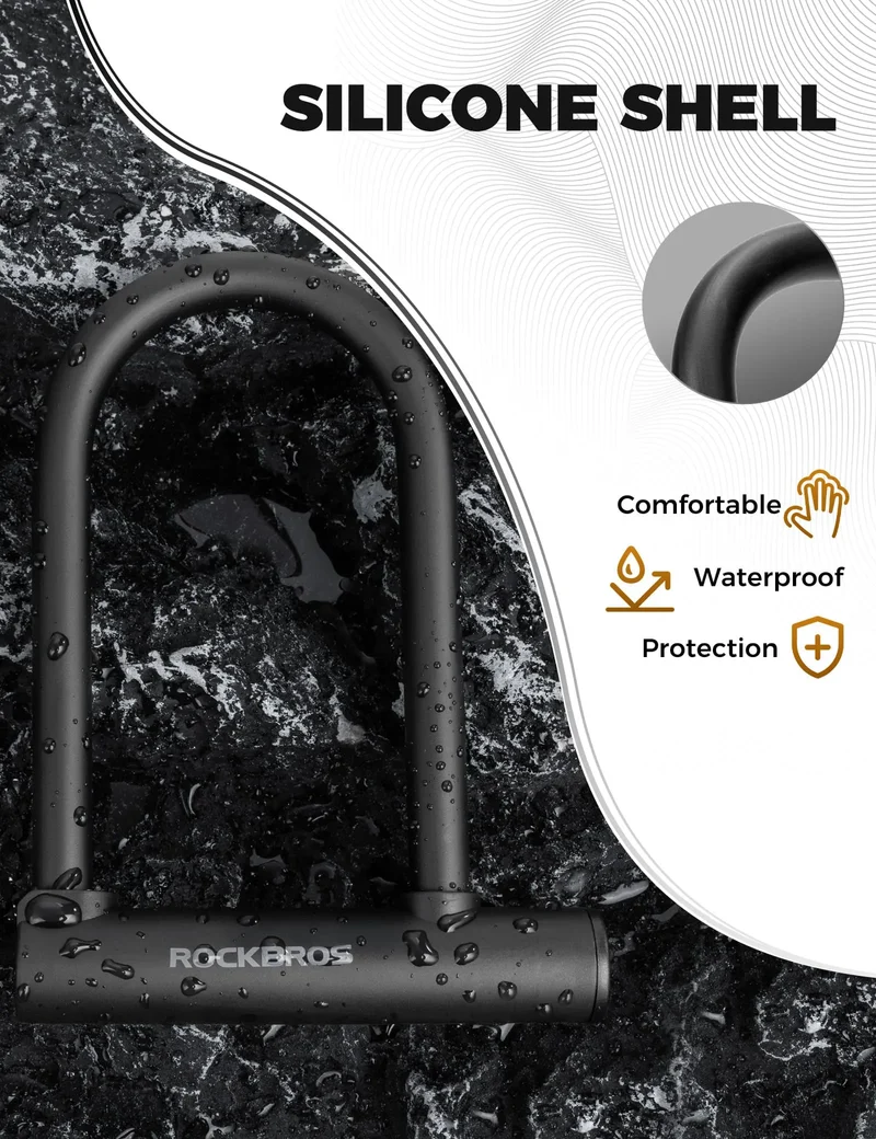 Bike Carbon Steel Anti-Theft U Lock
