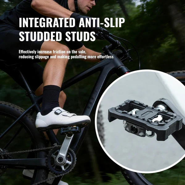 SPD Clipless to Flat Pedal Adapter for MTB Pedals