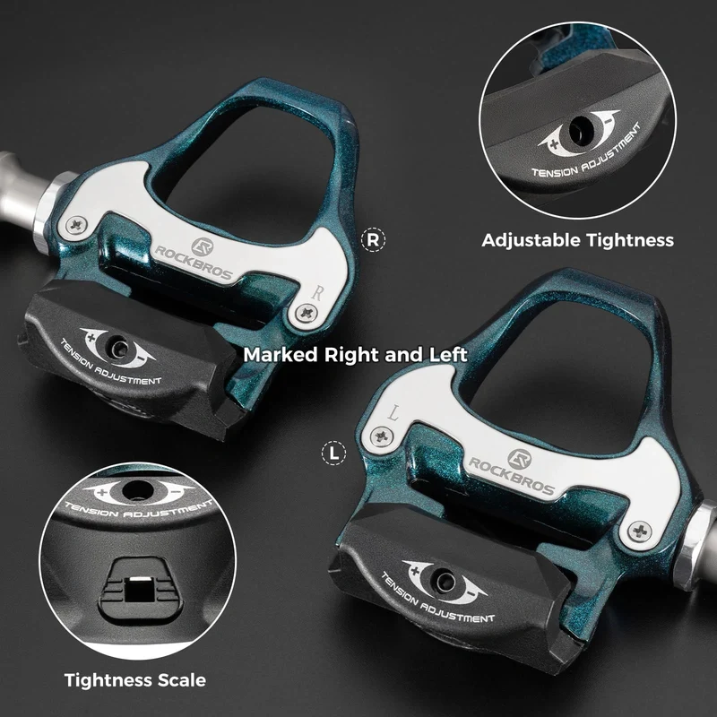 Aluminum Alloy Road Bike Pedals (SPD)