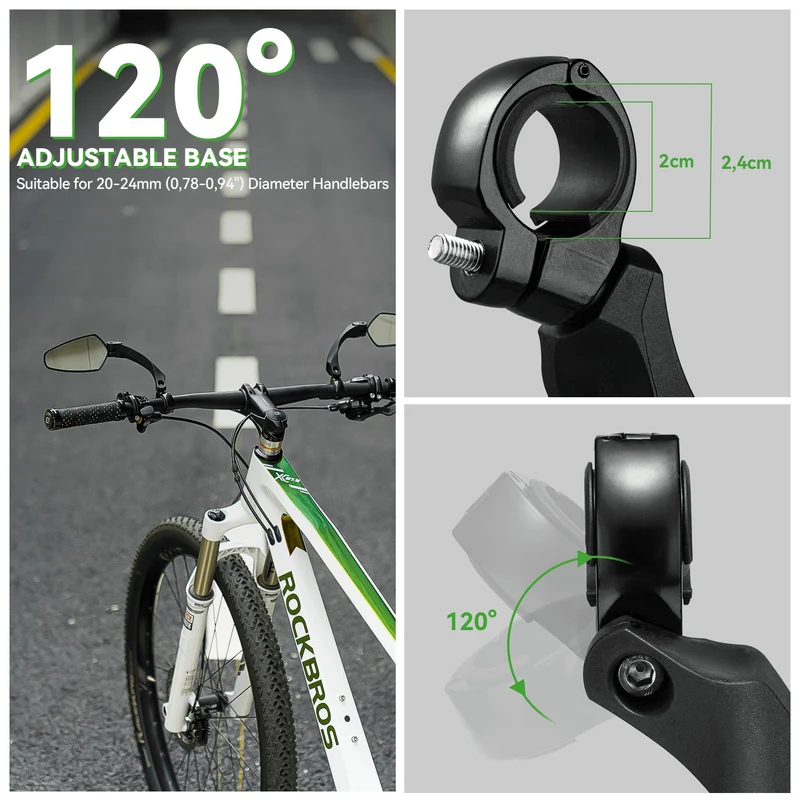 Bike Handlebar Rear View Mirror