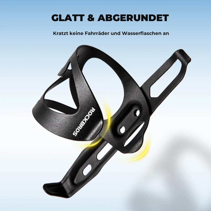 ROCKBROS Fahrrad Flaschenhalter Ultra-Leicht - 33g Alu-Legierung für MTB/Rennrad