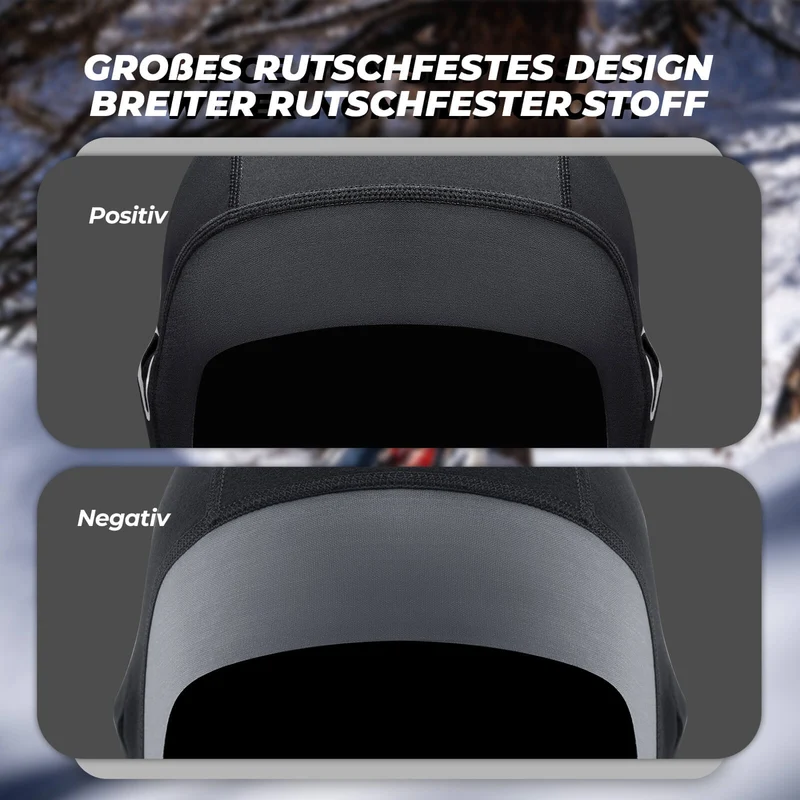 ROCKBROS Motorrad Helmhaube Atmungsaktive Balaclava für Fahrrad & Ski 유니섹스