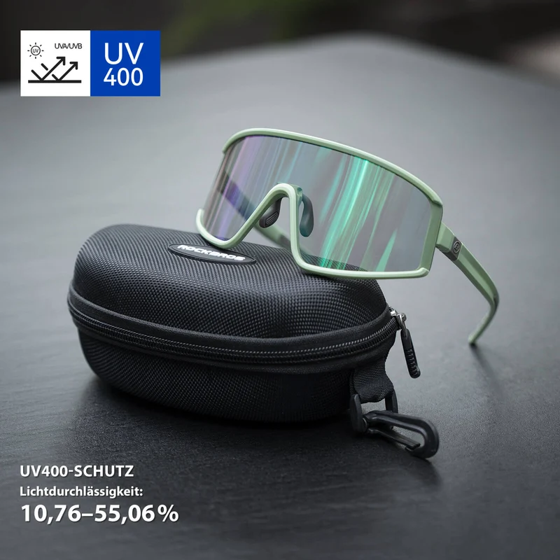 Selbstönende Sonnenbrille Ultraleicht UV400 Schutz Grün