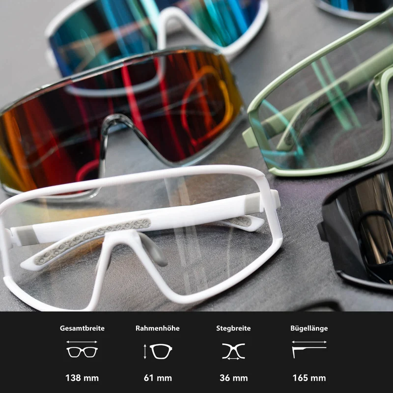 Selbstönende Sonnenbrille Ultraleicht UV400 Schutz Grün