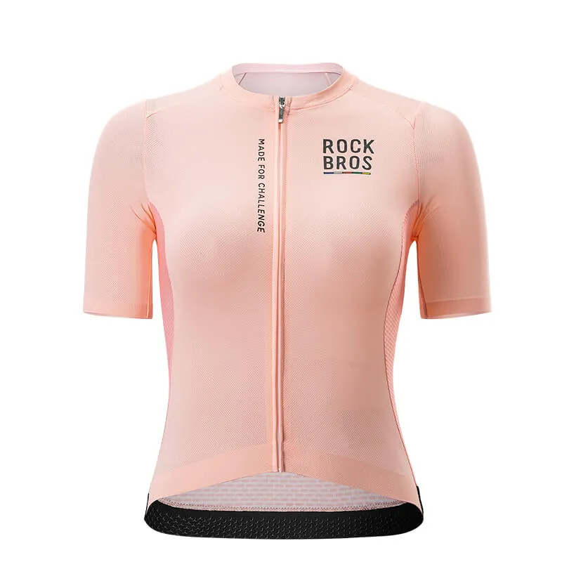 ROAD TO SKY Damen Kurzarm Fahrradtrikot Fahrrad Jersey fir MTB & Rennrad